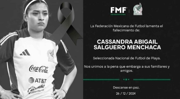 Luto en el deporte mexicano: fallece Cassandra Abigail Salguero