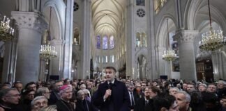 Líderes mundiales y cientos de personas asisten a reapertura de Notre Dame