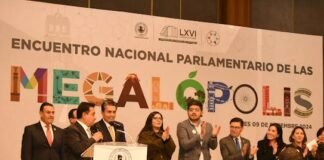 Encuentro Nacional Parlamentario de las Megalópolis en Hidalgo.