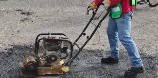 Inician acciones de bacheo en Tulancingo