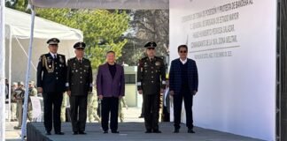 Toma protesta nuevo comandante de la 18 Zona Militar en Pachuca