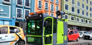 Pachuca estrena barredoras eléctricas; las calles lucen limpias