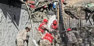 Terremoto deja al menos 126 muertos en región del Tibet en China