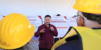 Gobernador supervisa obras en el municipio de Emiliano Zapata