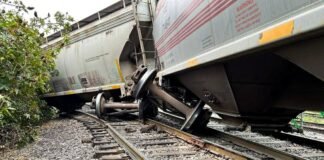 Tren se descarrila en la zona centro de Cuautitlán en Edomex