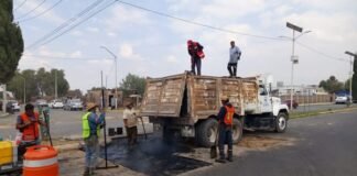 Bachetón mejora vialidades en la zona industrial de Tizayuca
