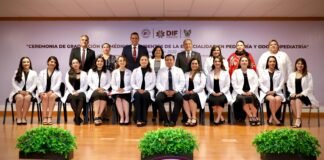 Celebra DIF Hidalgo graduación de especialistas para la salud pediátrica