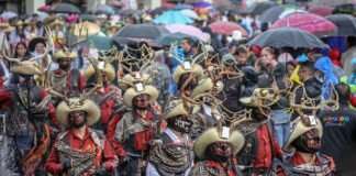 Entre la lluvia y fiesta, el Carnaval 2025 recorrió las calles de Pachuca