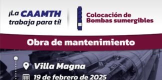 Tizayuca renueva bombas de seis pozos: CAAMTH