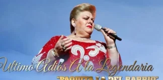 Último adiós a Paquita la del Barrio; le rendirán homenaje en CDMX Último adiós a Paquita la del Barrio; le rendirán homenaje en CDMX. Foto: La MejorFM