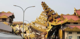 Más de mil 600 muertos por terremoto de 7.7 en Myanmar