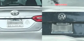 ¿Sabías que llevar portaplacas en tu auto puede generarte multas?