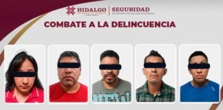 Capturan a «Los Peñafiel» banda de robo autos en Hidalgo y Estado de México