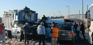 Accidente en Tecámac deja cinco muertos y 17 heridos