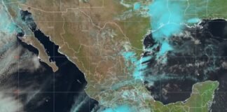 Se forma la primera depresión tropical Uno-E en el Pacifico