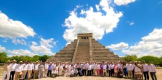 Embajadores del mundo hacen recorrido en el Tren Maya