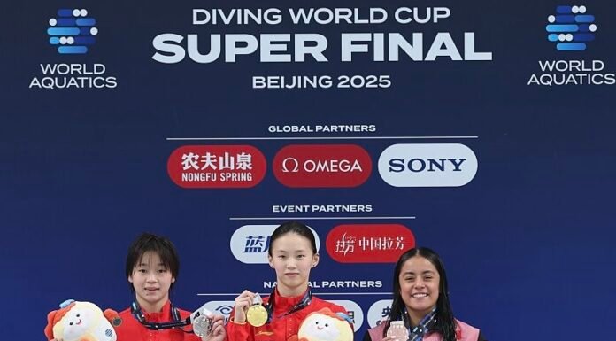 México gana medalla de bronce en la Súper Final de Clavados en China