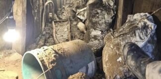 Derrumbe de huachitúnel en Otumba deja seis muertos