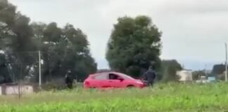 Puebla: explosiones sorprenden a policías durante inspección de auto