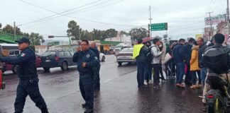 Tras bloqueo por demanda laboral en Tulancingo reabren circulación