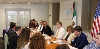 Senadores mexicanos se reúnen con el subsecretario de Estado de EU