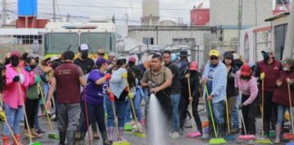 Más de 250 servidores públicos realizan limpieza en Los Tuzos