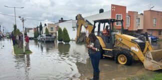Mantienen operativo de emergencia en Hidalgo tras intensas lluvias