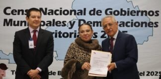 Presentan Censo Nacional de Gobiernos Municipales y Demarcaciones 2025