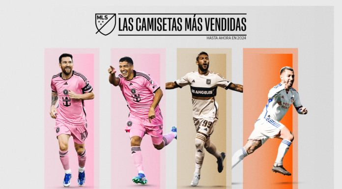 Messi lidera por tercer año consecutivo la venta de camisetas en la MLS