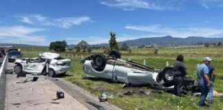 Accidente en la México-Tuxpan deja tres muertos