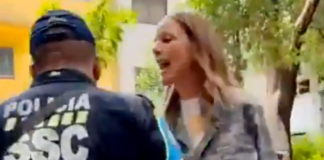 Ximena Pichel conocida como “Lady Racista” comparece ante la justicia