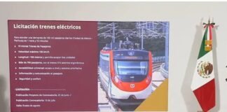 Lanzan licitación de trenes eléctricos del tramo CDMX–Pachuca