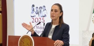 Defiende Sheinbaum estrategia de seguridad tras anuncio de aranceles de EU