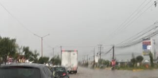 Vía Pachuca-Ciudad Sahagún se convierte en río: intransitable