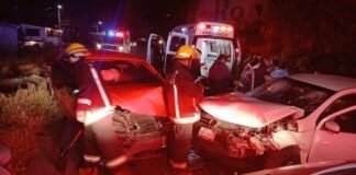 Accidente en la antigua carretera Pachuca–Real del Monte