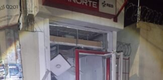 Estalla cajero automático de Banorte en Tulancingo