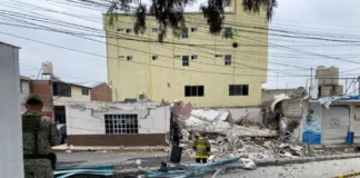 Explosión por gas L.P. deja saldo de un lesionado y daños materiales