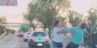 Nueva riña por conflicto vial en bulevar Felipe Ángeles: video