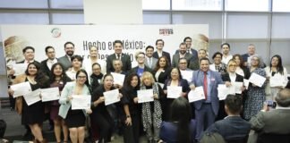 Entregan certificación “Hecho en México” a 36 empresarios