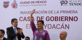 Brugada inaugura Casa de Gobierno en Coyoacán