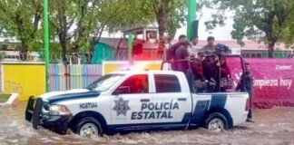 Intensa lluvia azota a Pachuca y la zona metropolitana