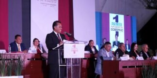 No tengo derecho a fallarles: Araus en su 1er. Informe de Gobierno