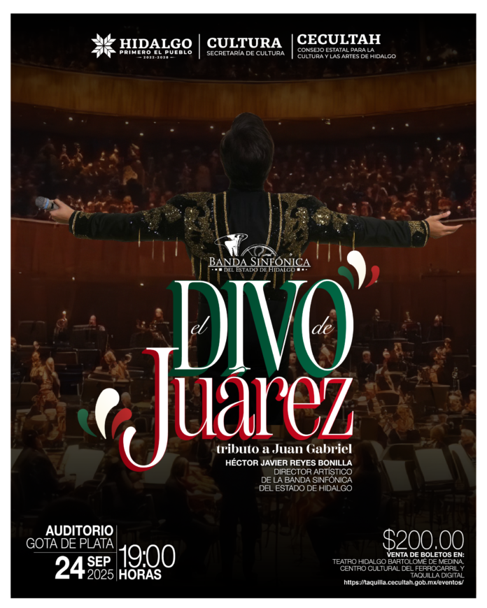 La Banda Sinfónica de Hidalgo rendirá homenaje al “Divo de Juárez” en el Gota de Plata