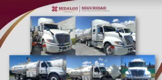 Megaoperativo en Mineral de la Reforma recupera tractocamiones robados