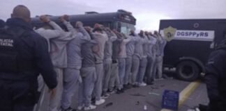 Trasladan 30 reos peligrosos a penal federal de Chiapas