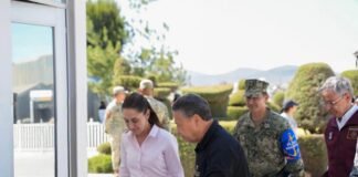 Reubicarán a comunidades que desaparecieron tras lluvias: Sheinbaum