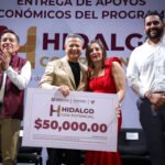 Entrega de apoyos “Hidalgo con Potencial” 2025 a emprendedores