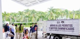 Llega cargamento de amor desde Ixtapa para los animalitos afectados por las lluvias en Hidalgo