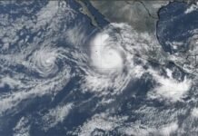 Priscilla alcanza categoría 2; provoca lluvias torrenciales en 16 estados