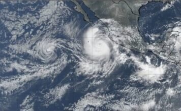 Priscilla alcanza categoría 2; provoca lluvias torrenciales en 16 estados